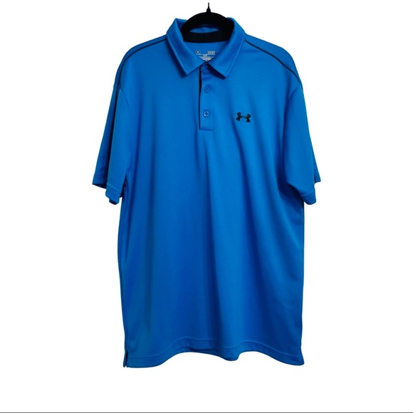 Under Armour Other - Under Armour Men's Loose Fit Heatgear Polo Shirt - Size: Large